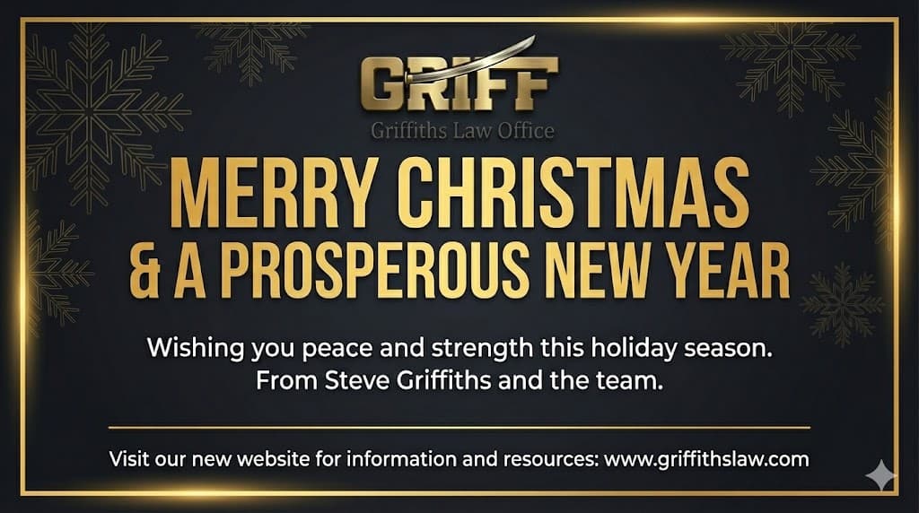 Happy Holidays from Griffiths Law Office